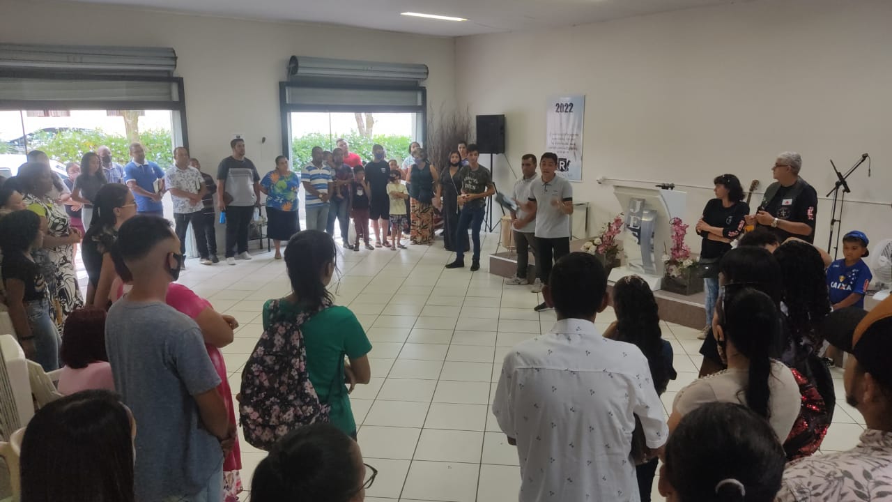Comunidade reunida em Carmo do Cajuru